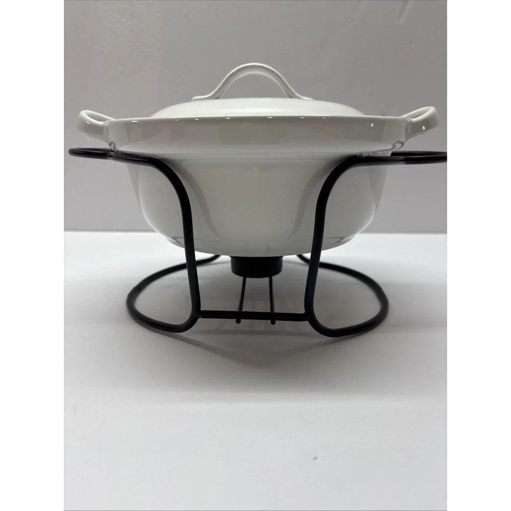 Denmark Tools for‎ Cooks 2 pcs Porcelain Casserole Pan w/Rack